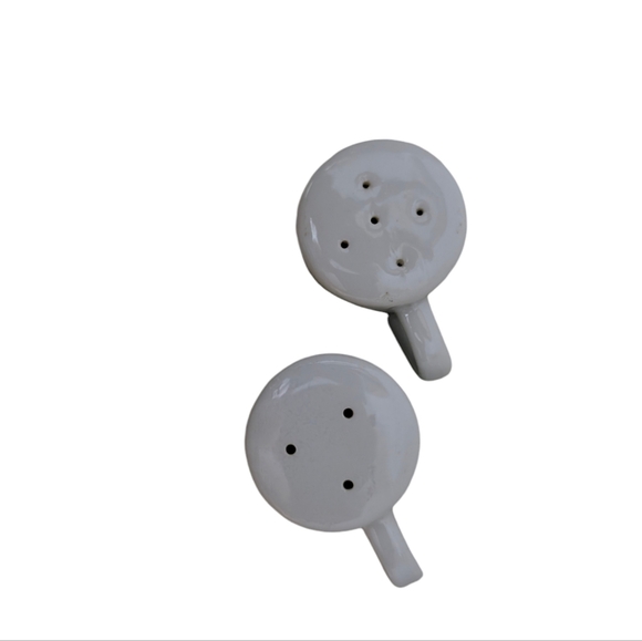 Mushroom Salt and Pepper Shakers, 1970s Ceramic Salt & Pepper Shakers - Picture 3 of 5
